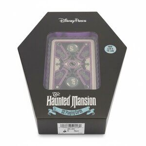 Disney Haunted Mansion Coffin-Shaped Playing Cards - Black and Purple
